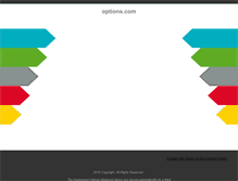 Tablet Screenshot of options.com