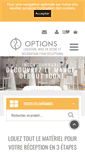 Mobile Screenshot of options.fr