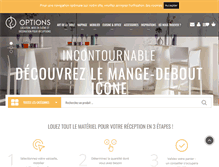 Tablet Screenshot of options.fr